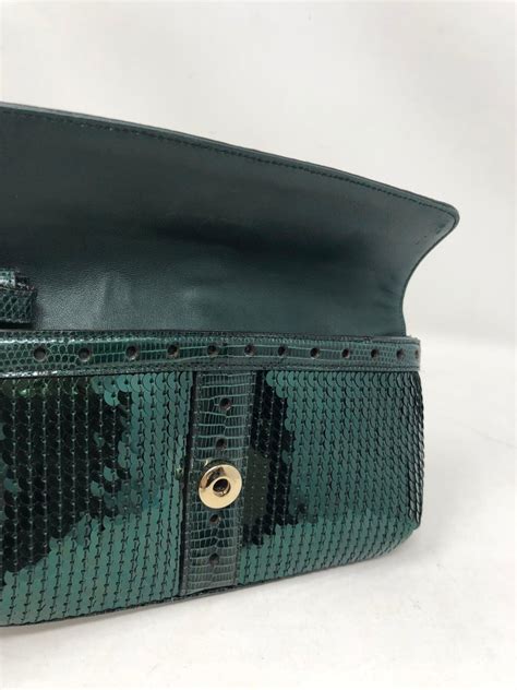 green gucci clutch